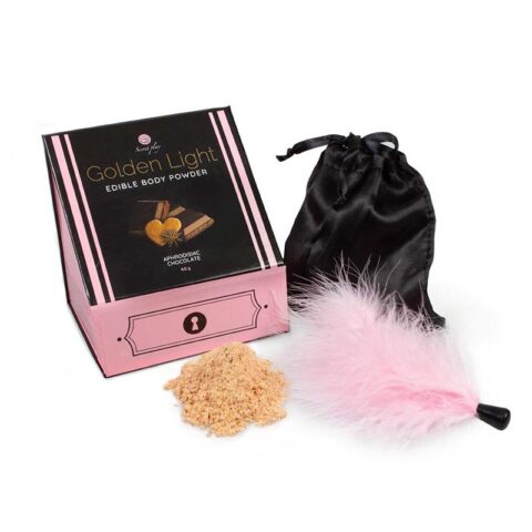 100% Edible Powder Kit and Feather Tickler Chocolate
