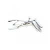 Anal Speculum with 3 Spoons Chrome Silver