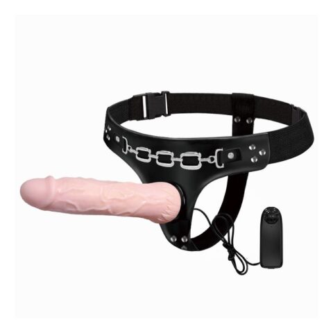 baile strap-on vibrating dildo flesh 18.5 cm