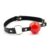 ball gag black/red