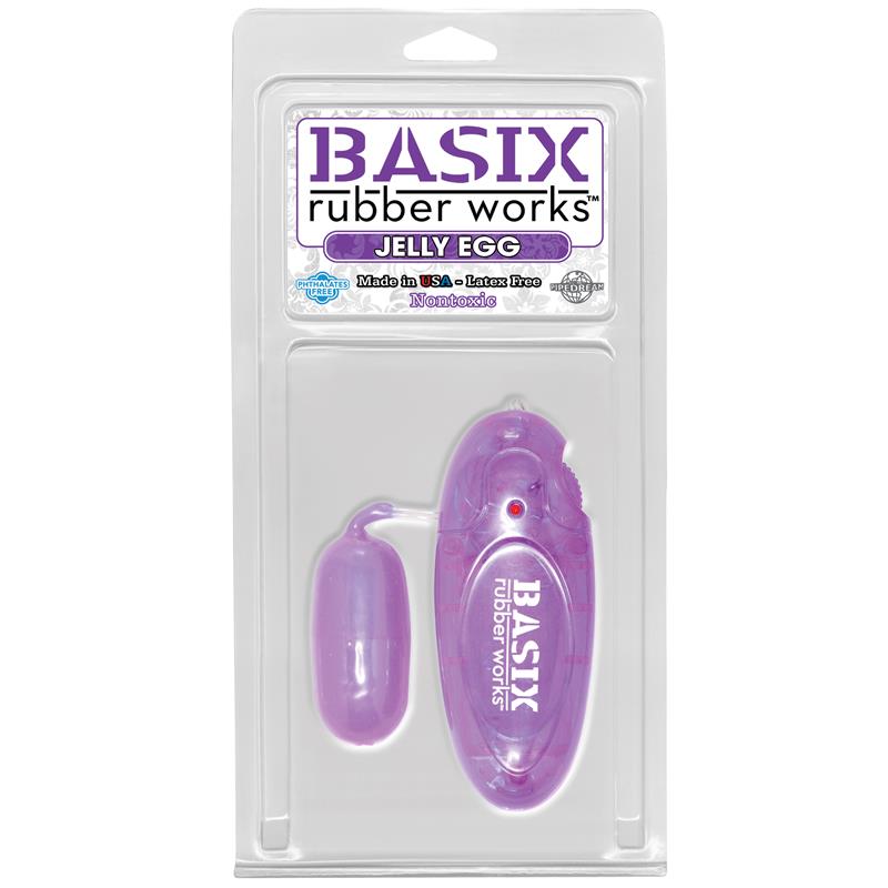 basix rubber works jelly egg colour purple 1