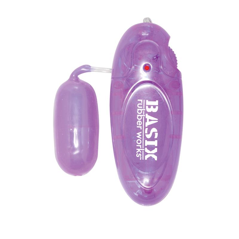 basix rubber works jelly egg - colour purple