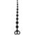 boyfriend beads 30.8 x 2.4 cm silicone black