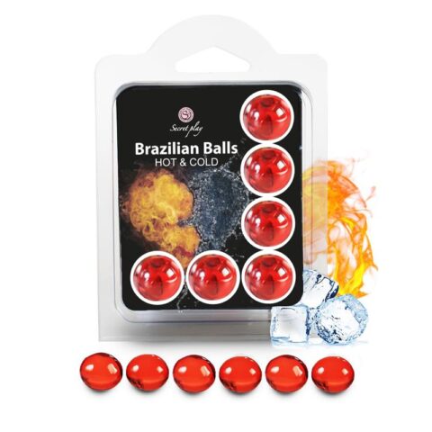Conjunto de bolas brasileiras 6 efeito quente e frio