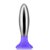 butt plug bobby metal and silicone purple