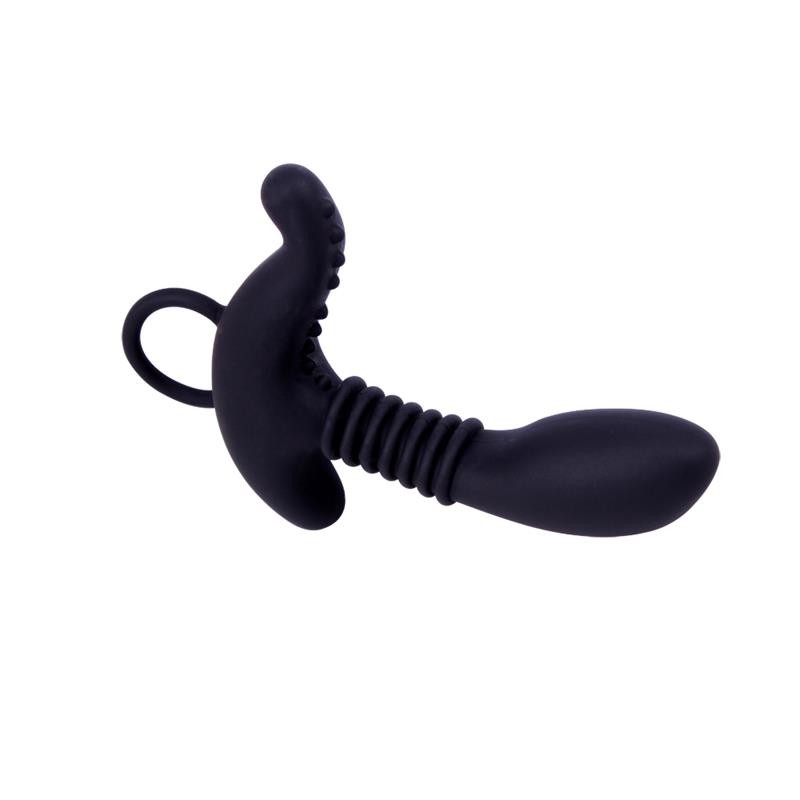butt plug booty exciter silicone black 3