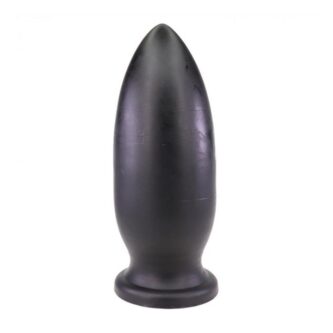 buttplug extra groot 25 cm zwart