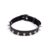 collar with spikes adjustable 43 cm black