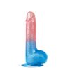 Dildo Dazzle Studs 7.5 Pink and Blue