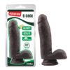 Dildo Dual Density Fashion Dude 17 x 3.6 cm Brown