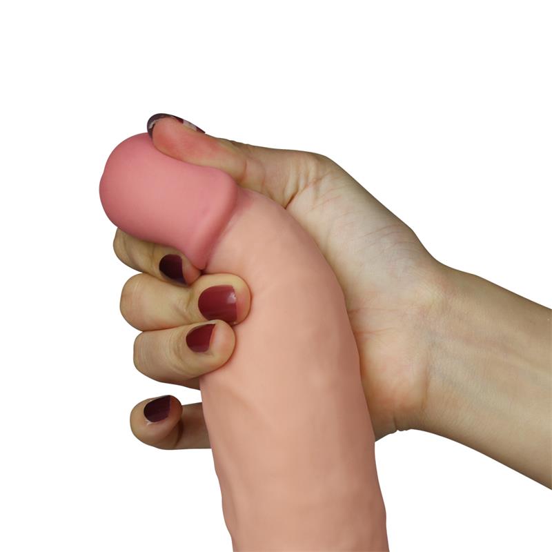 dildo the ultra soft dude with vibration 75 flesh 10