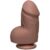 Dual Density Dildo Fat D with Balls 6 Ultraskyn Caramel