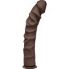 Dual Density Dildo RaginD 10 Ultraskyn Chocolate