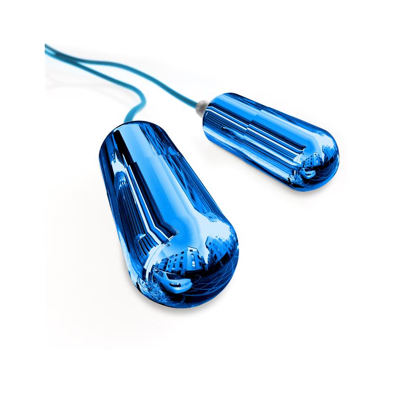 dual vibrating penis sleeve blue and clear 2