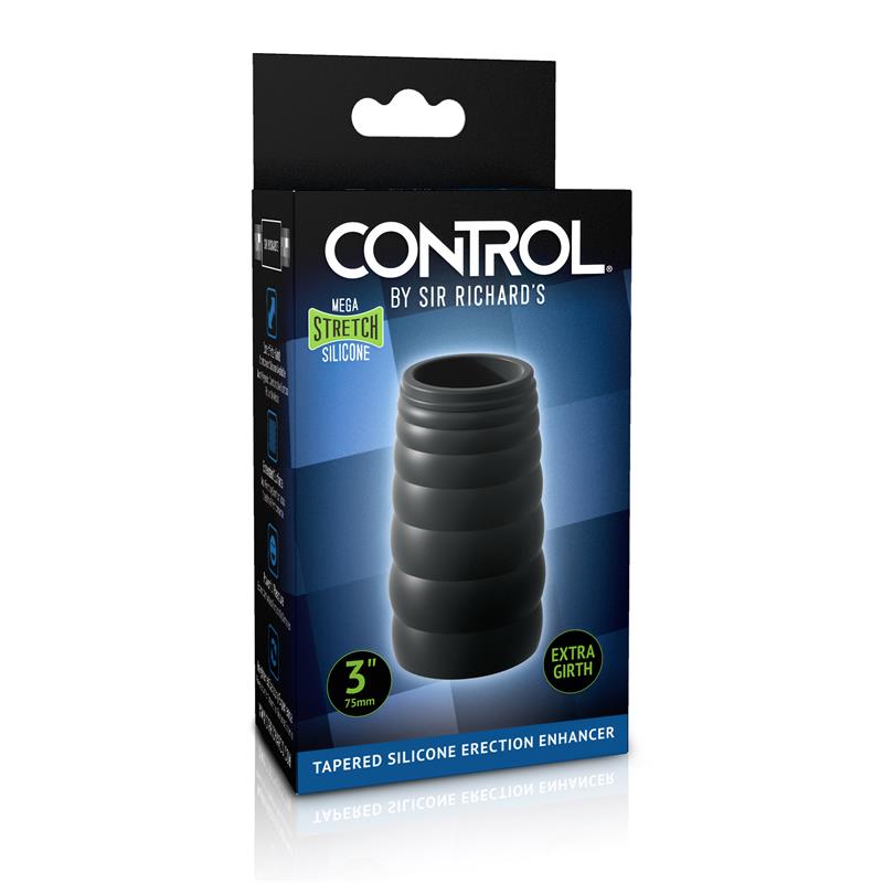 erection enhancer control tapered silicone