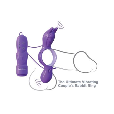 fantasy c ringz his and hers ultimate rabbit purple 1