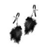 Feather Nipple Clamps Black