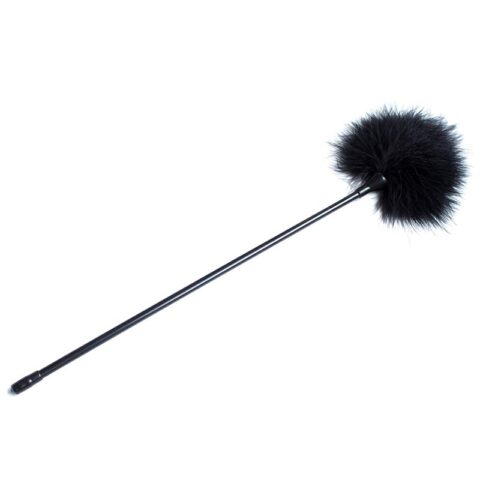 Feather Tickler 40 cm Fekete