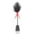 feather tickler and paddle 36 cm red/black