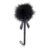 feather tickler with bow 25 cm black