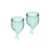 Feel Secure Menstrual Cup Dark Green Pack of 2