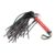 flogger diamond pattern and metal hardware 39 cm red