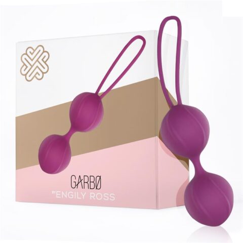 Garbo Double Kegel Ball Silicona Púrpura