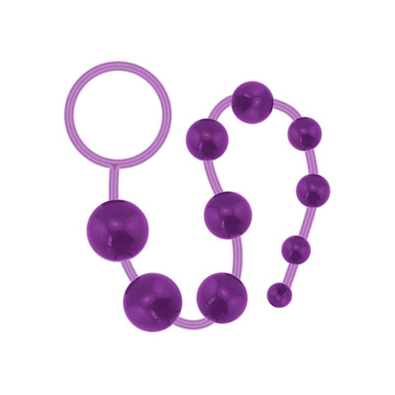 gflex bendable thai anal beads purple 1