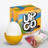 Grovy Masturbator Egg Elastyczny Silikon Żółty