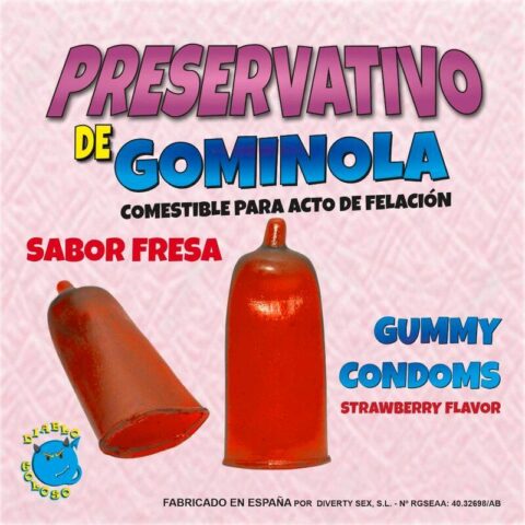 Preservativo de Goma Morango