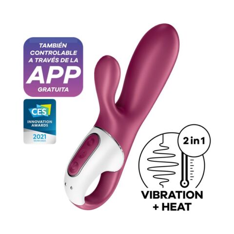 Hot Bunny Warmte-effect Rabbit Vibe Satisfyer Connect APP