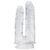 imperium double dildo jelly clear