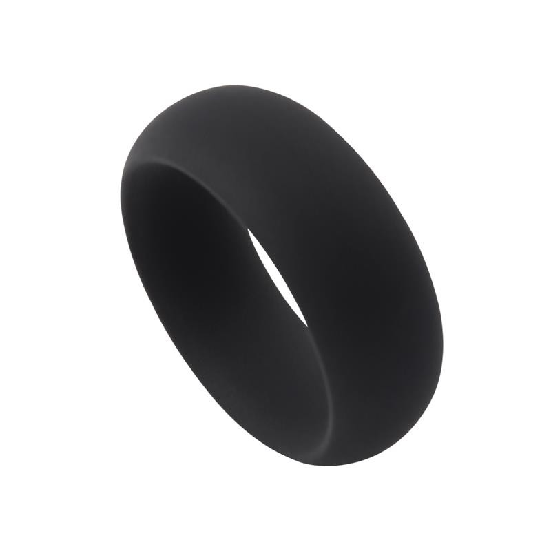 infinity silicone ring m black 6