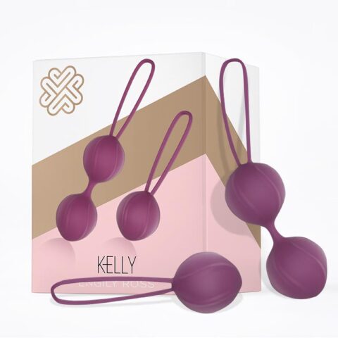 Palline Kelly Kegel in silicone viola