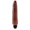King Cock Vibrating Stiffy 9 - Brown