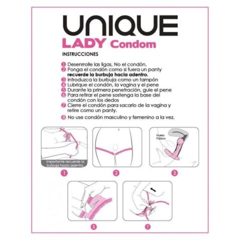 lady female condoms no latex 3 pcs 1