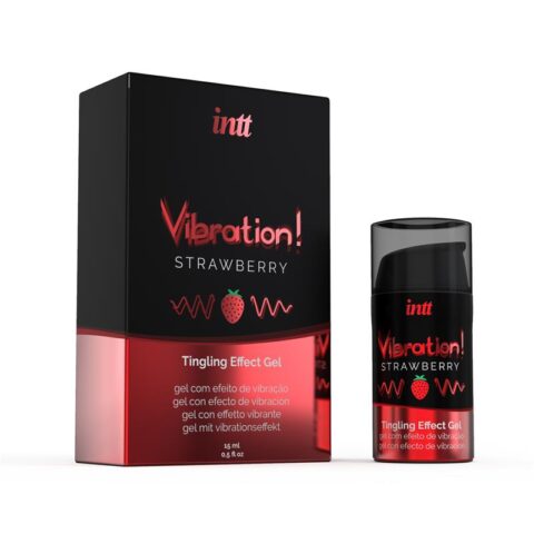 Folyékony Vibrátor Warm Effect Aroma Strawberry 15 ml