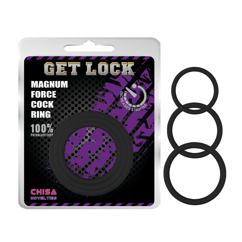 magnum force cock ring silicone black 1