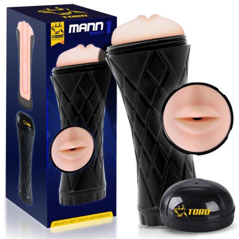 Mann1 realistica forma della bocca del masturbatore maschile