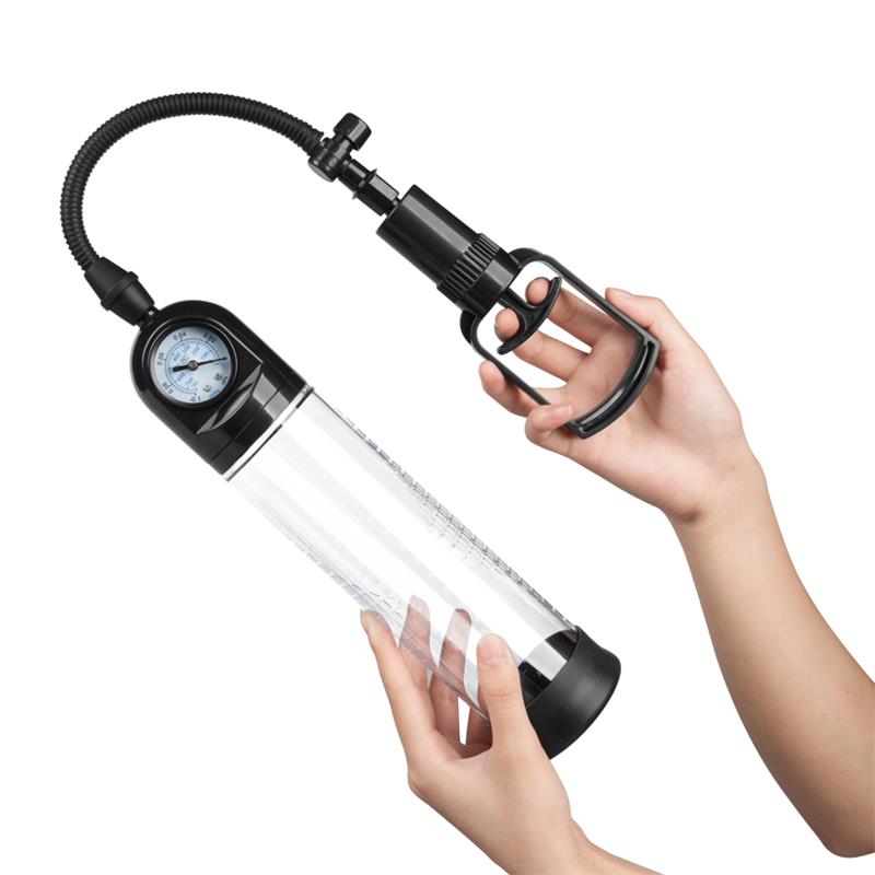 manual penis pump with valve psx03 crystal 2