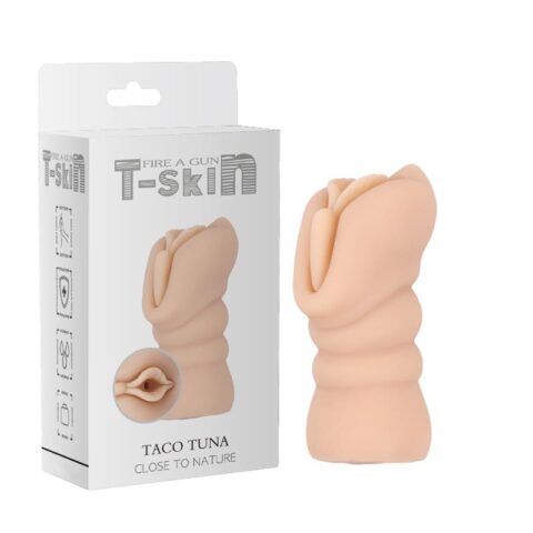 Masturbator Taco Tonijn T-Skin 12.6 cm Vleeskleurig