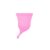 coppetta mestruale vigilia taglia l silicone rosa