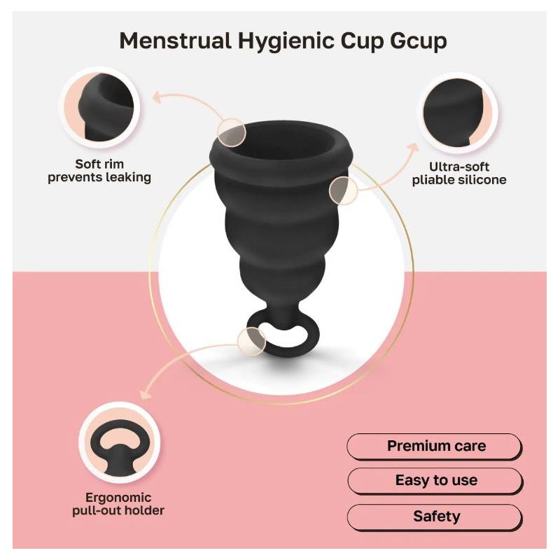 menstrual cup gcup mystic noir size s 5