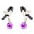 nipple clamps with purple bell