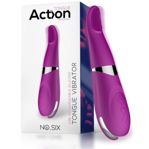 No. Six Clitoris Vibe Tongue G-Spot Estimulador USB Silicona