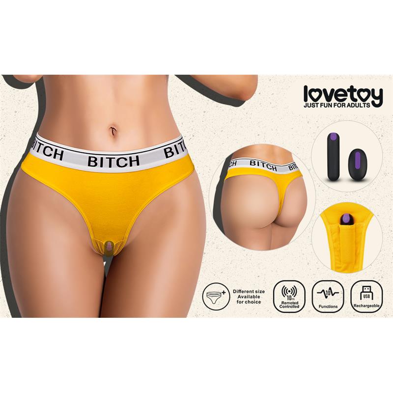open panties with vibrating bullet and remote control size m 10