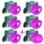 Pack 5 + 1 Roomie Couple Vibrator Liquid Silicone Unibody Remote Control USB