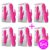 pack 5+1 couby rabbit vibe silicone pink