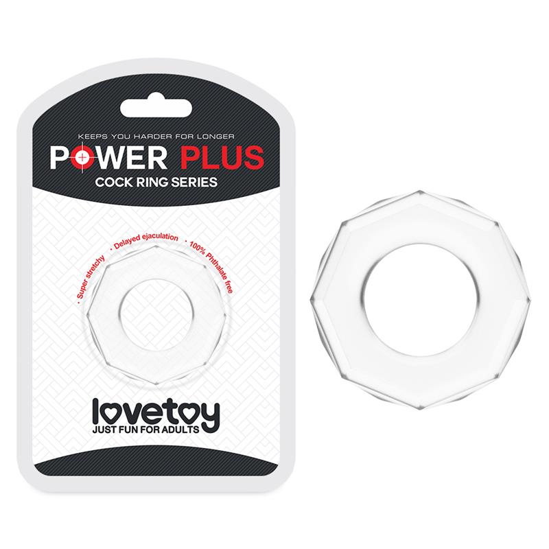 penis ring power plus clear 23