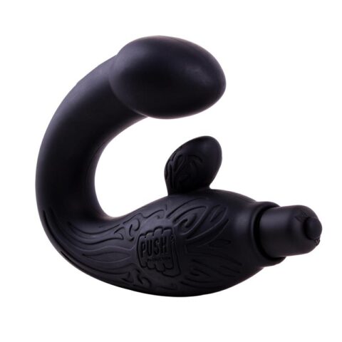 Perineum Massager Silicone Dubh